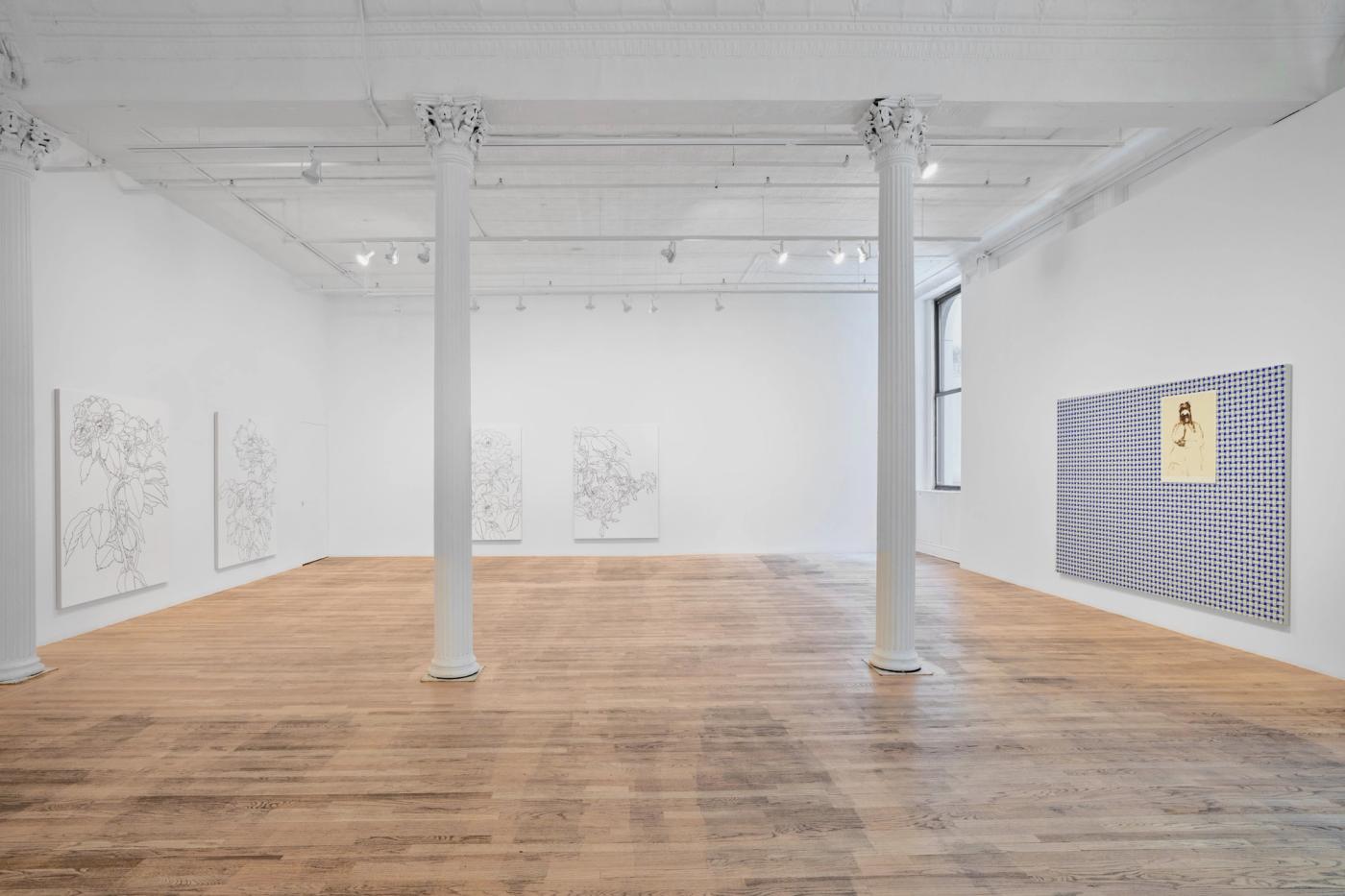 Featured Image (Installation View) of exhibtion: Drawings and Paintings