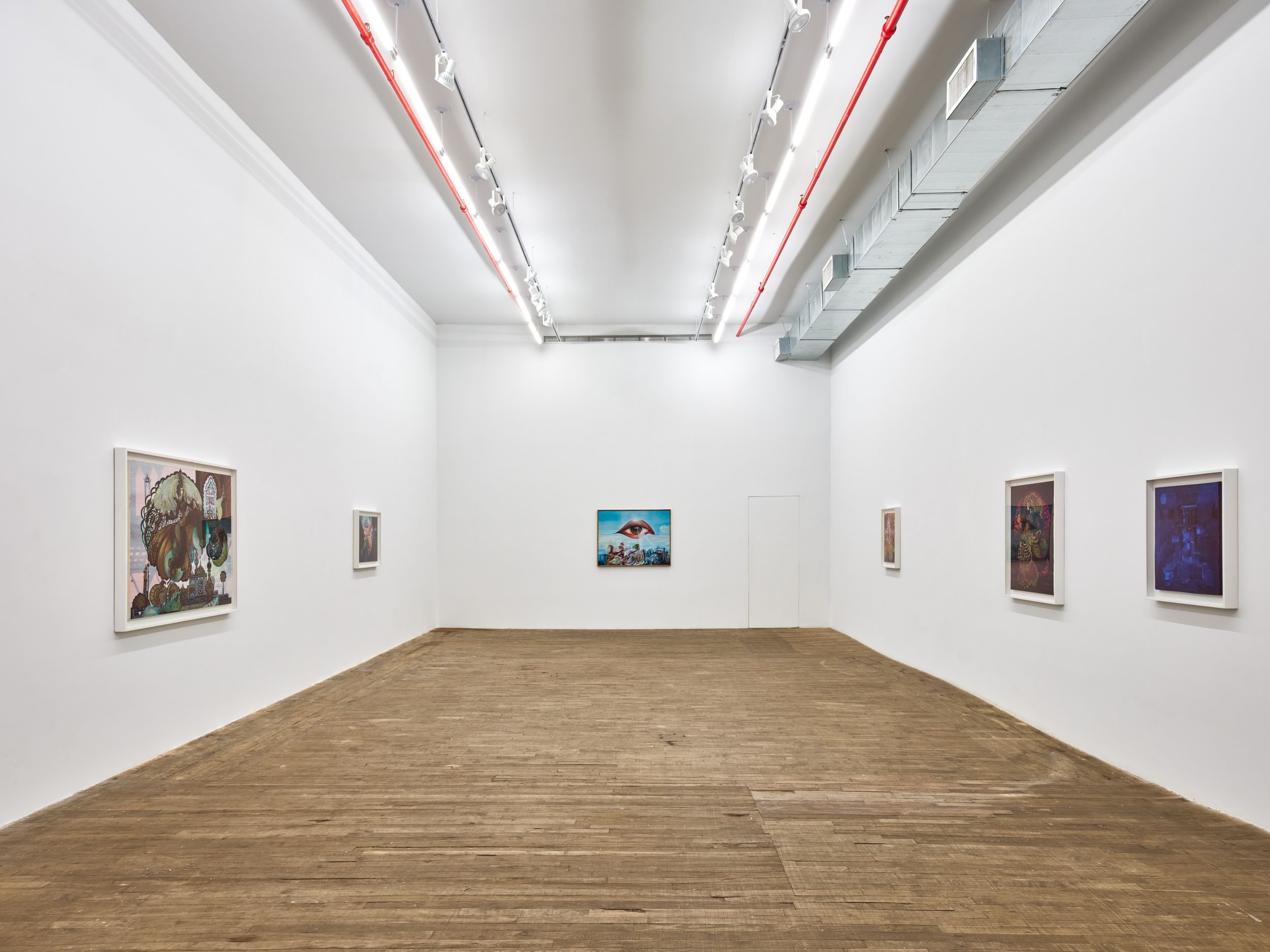 Installation view of The Flower Woman