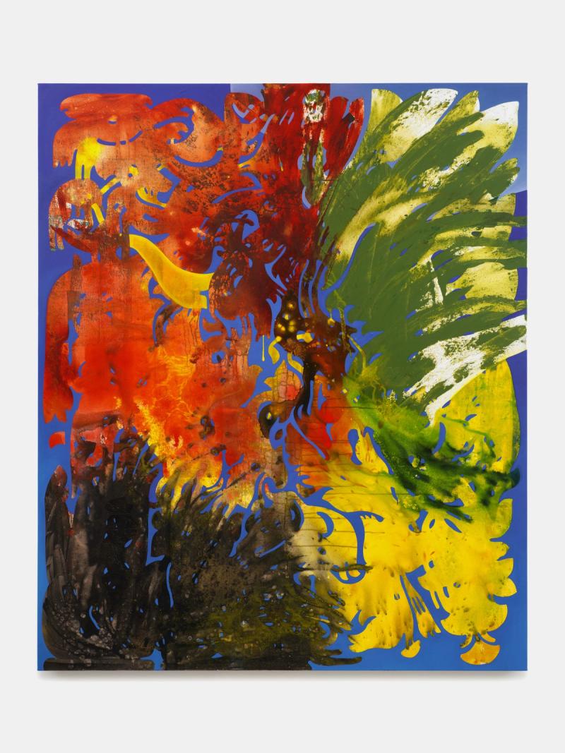 Installation view of displayed artwork titled Ashbloom