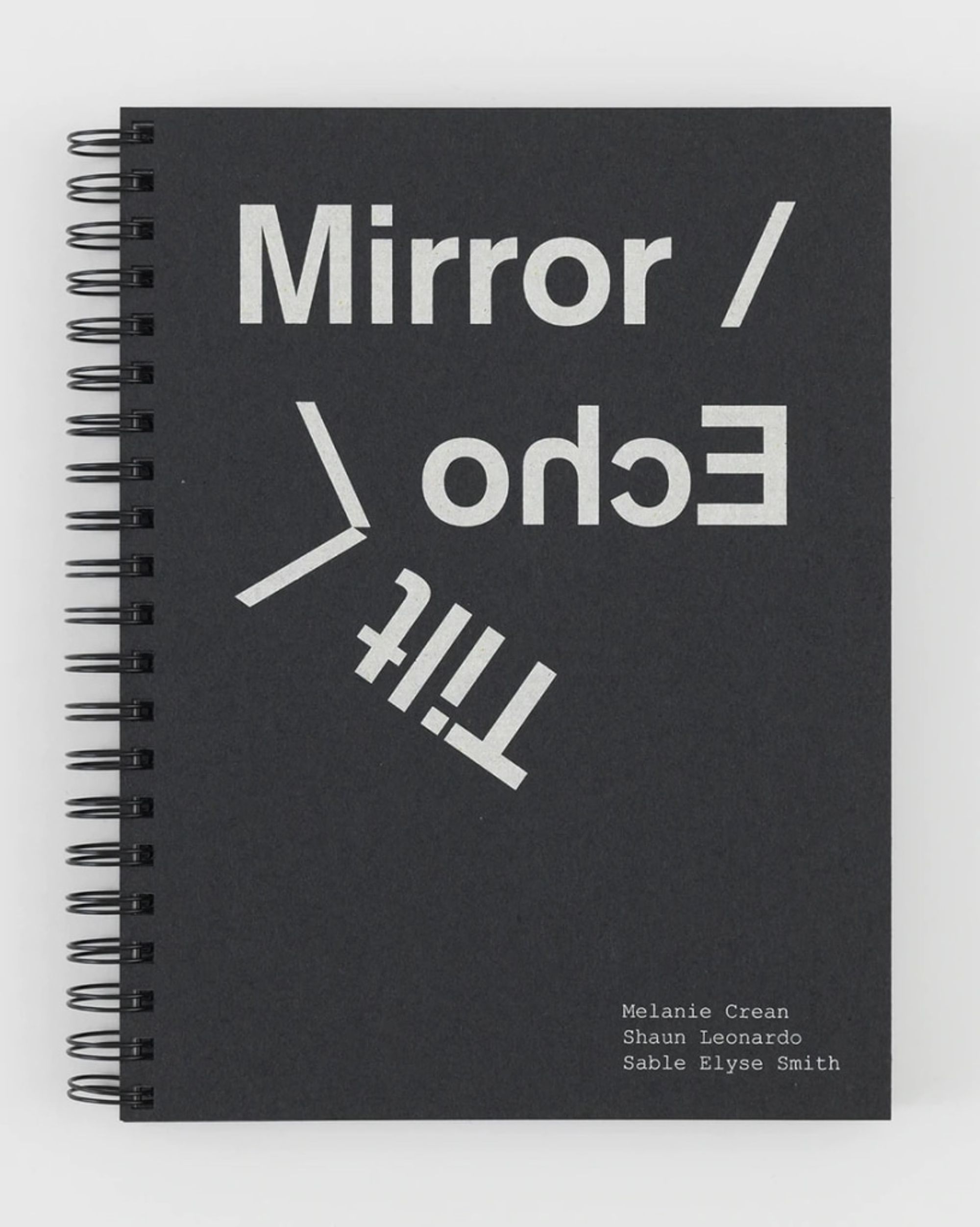 Book cover on plain background with title of Mirror/Echo/Tilt