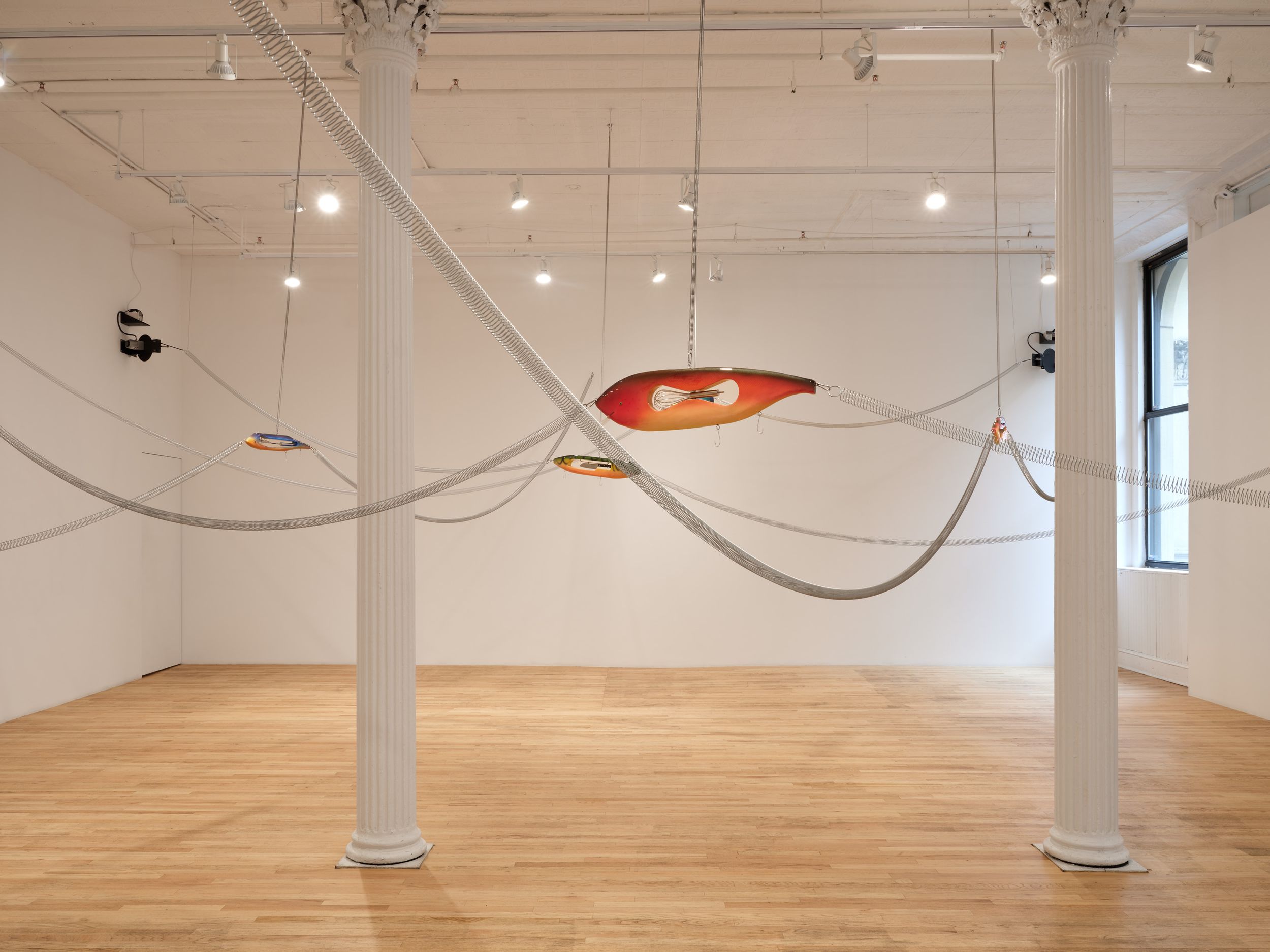 Installation view of Sounding Lines