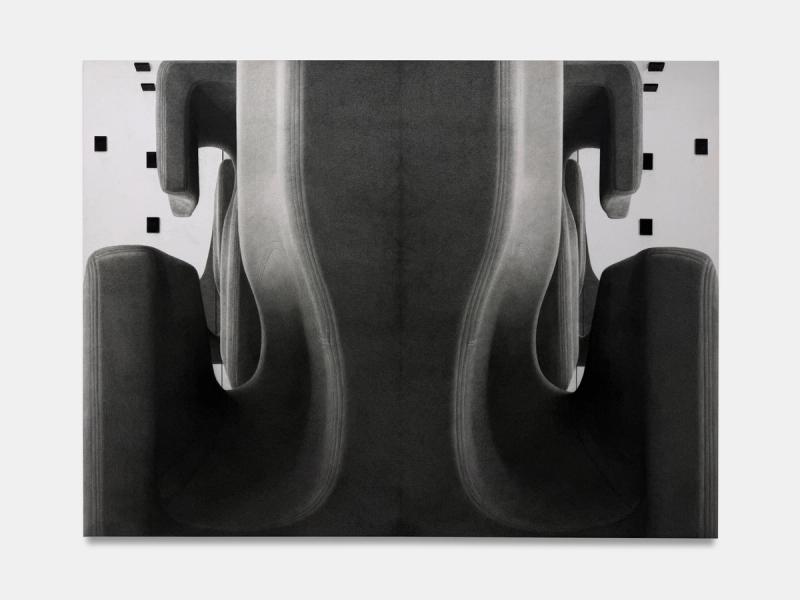 Installation view of displayed artwork titled Connector X