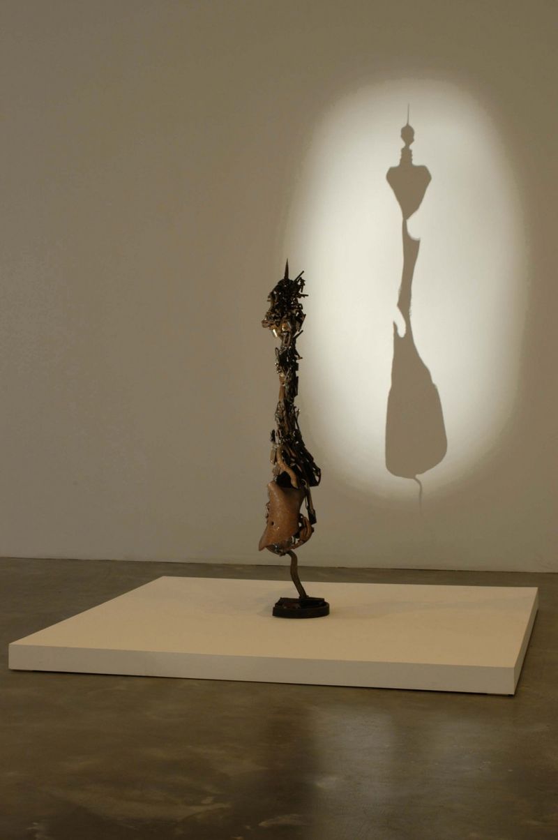 Installation view of displayed artwork titled The Crack