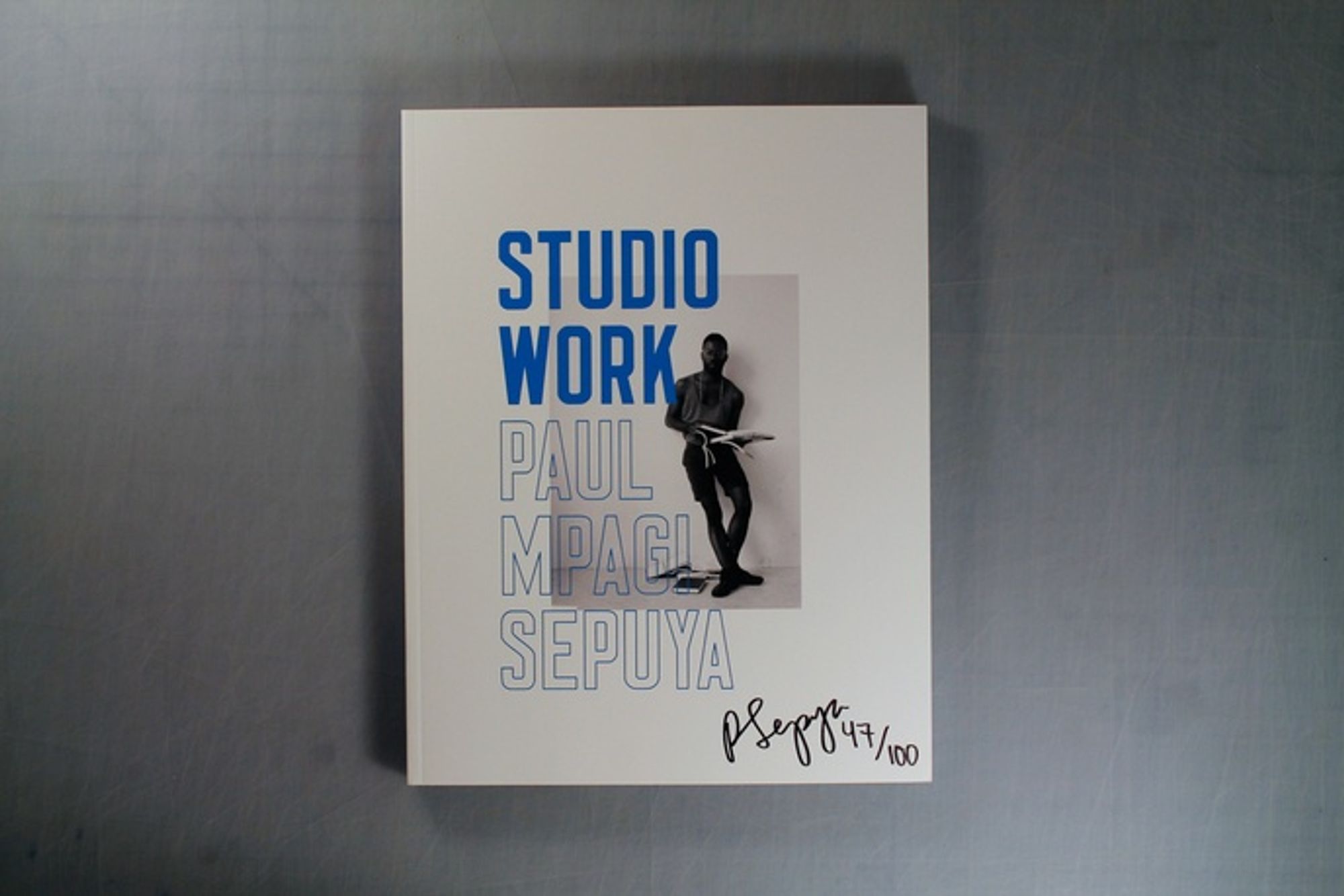 Book cover on plain background with title of Studio Work