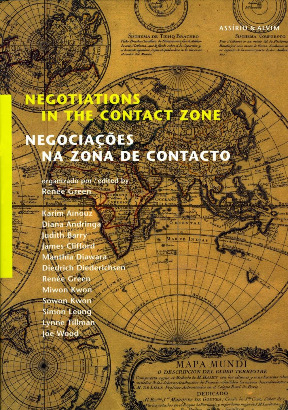 Book cover on plain gray background with title of Negotiations in the Contact Zone