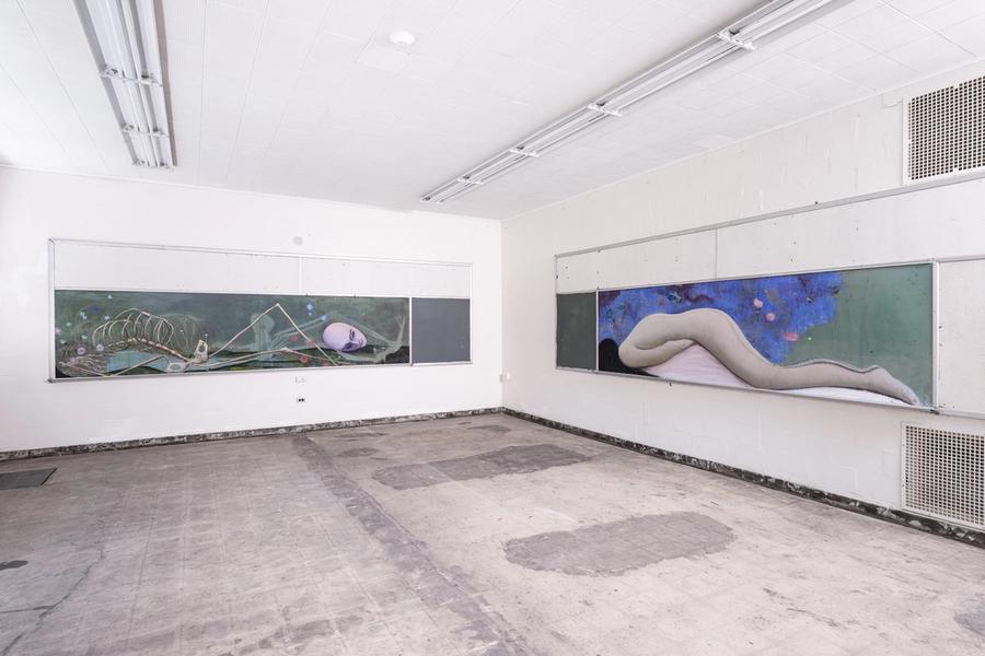 Installation view of The Campus: Inaugural Exhibition