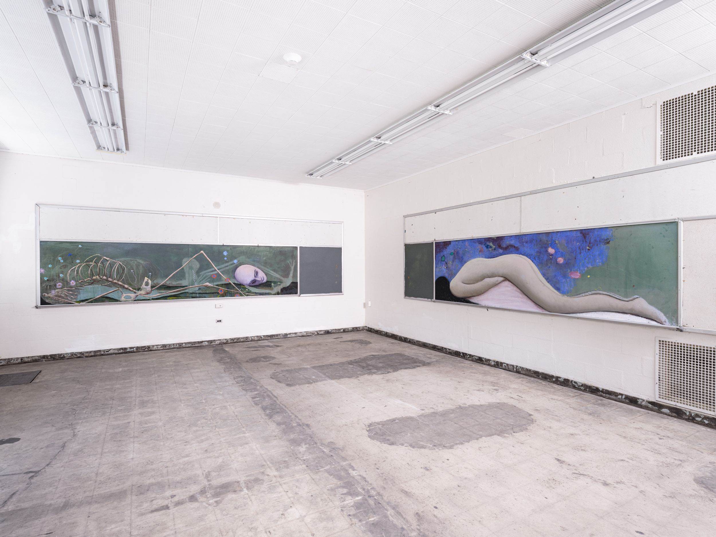 Installation view of The Campus: Inaugural Exhibition