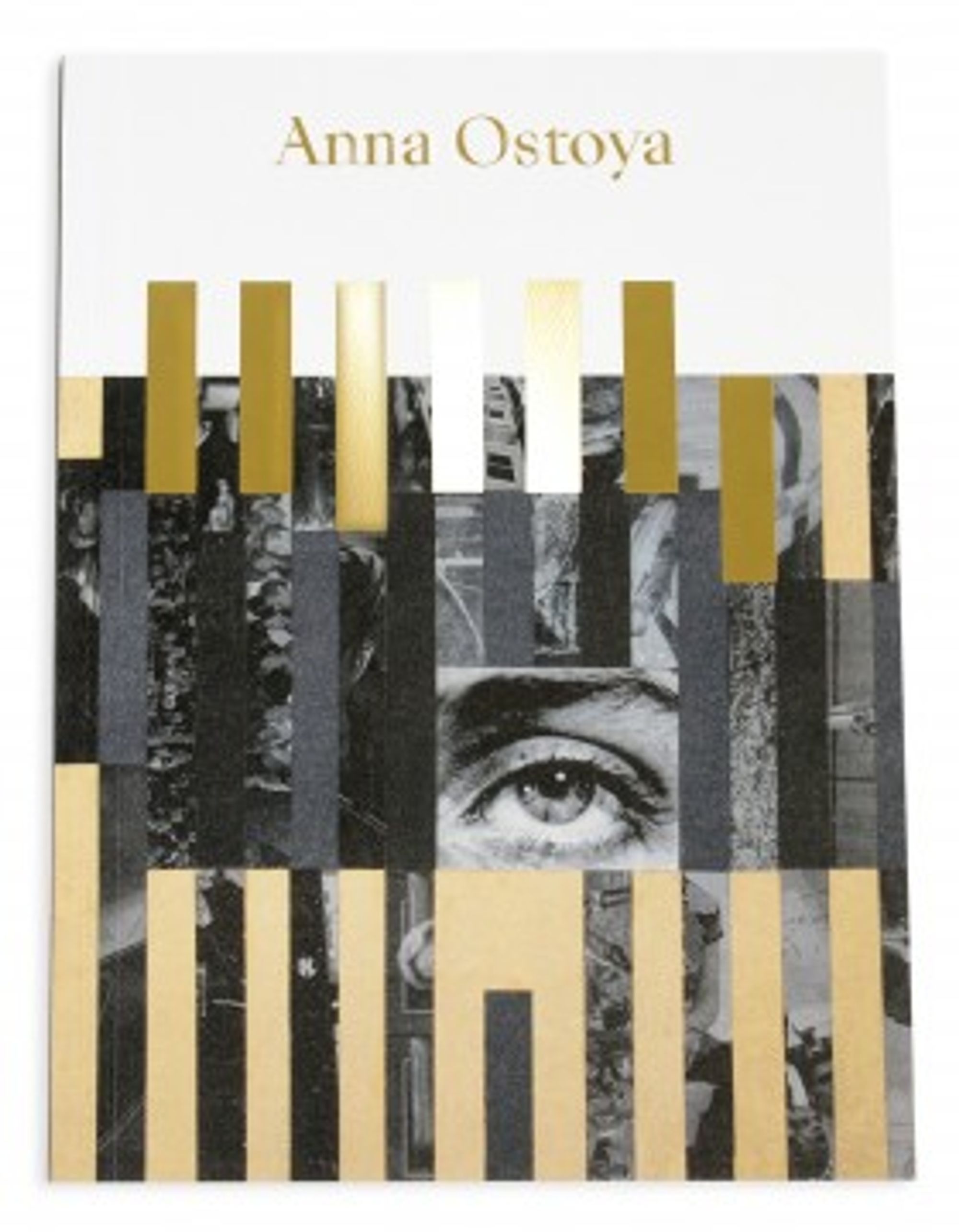 Book cover on plain background with title of Anna Ostoya