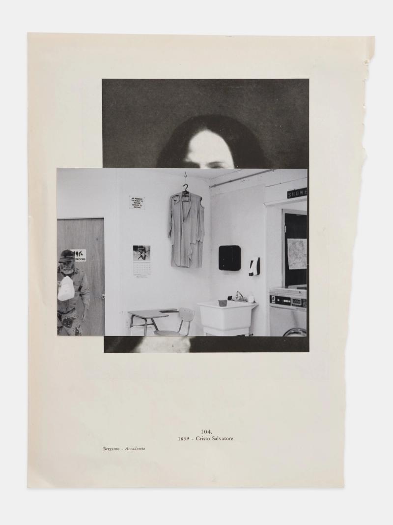 Installation view of displayed artwork titled Cristo Salvatore