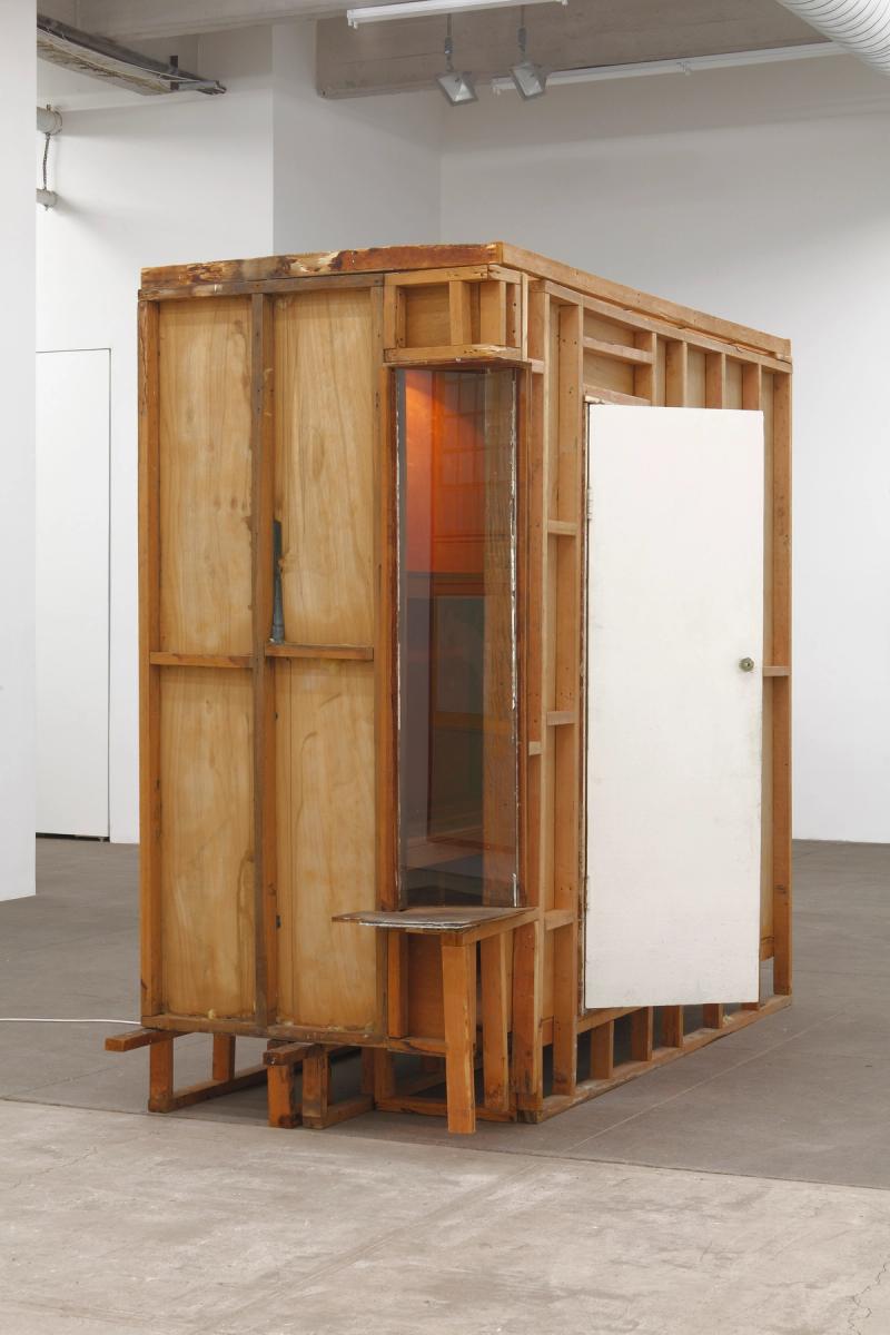Installation view of displayed artwork titled Sauna