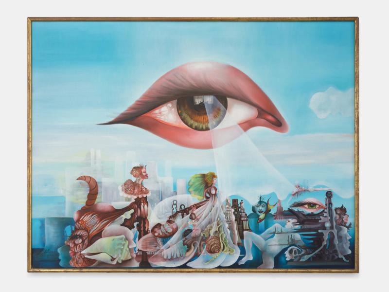 Installation view of displayed artwork titled Untitled