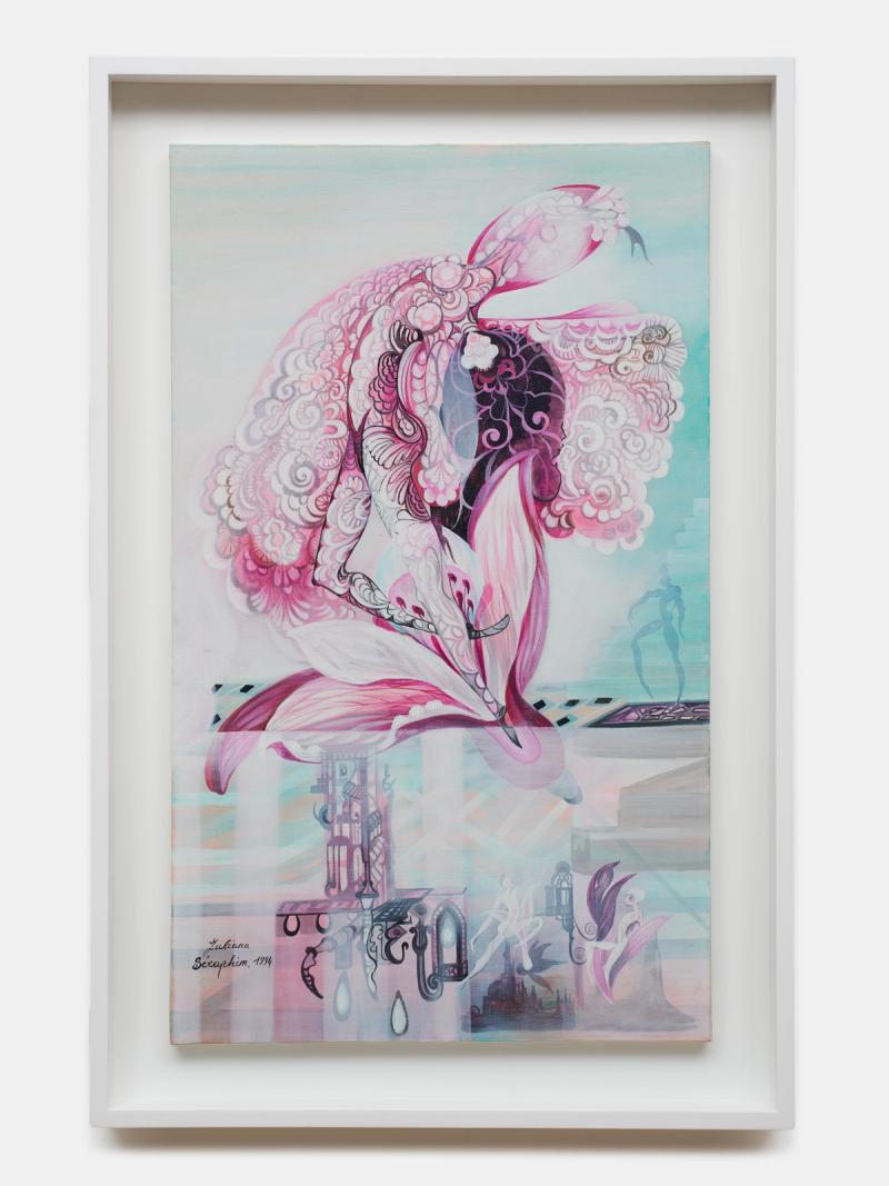 Installation view of displayed artwork titled Dance of Love (Dance de l'Amour)