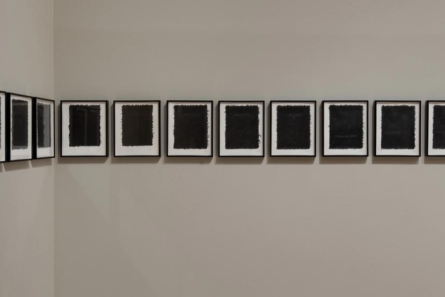 Featured Image (Installation View) of exhibtion: Apparitions: Frottages and Rubbings from 1860 to Now