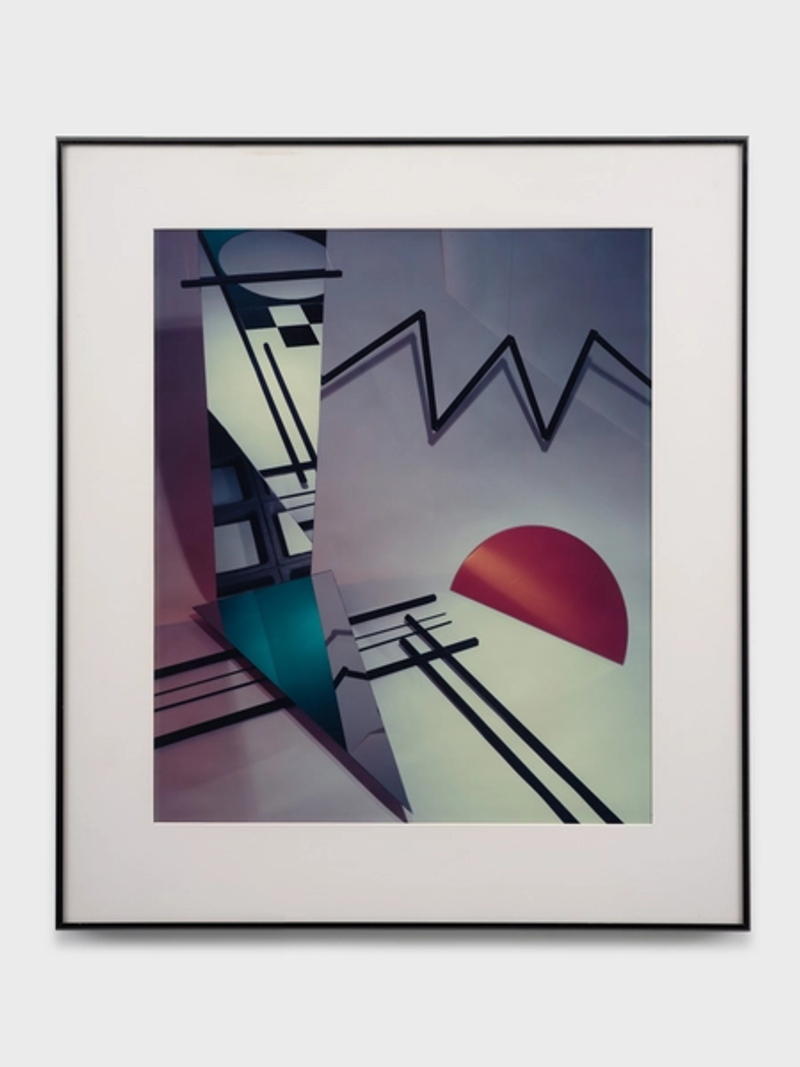Installation view of displayed artwork titled CONSTRUCT PC III-A