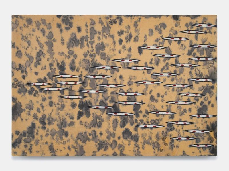 Installation view of displayed artwork titled Flowing 24
