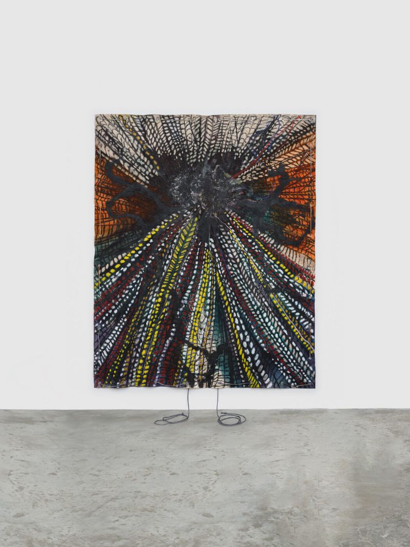 Installation view of displayed artwork titled Untitled (Radiance)