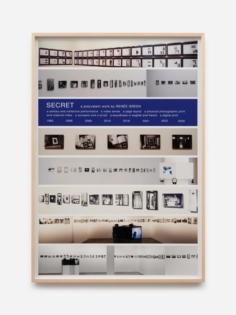 Installation view of displayed artwork titled Secret: A Polyvalent Work