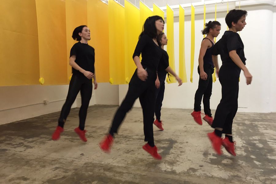 Featured Image (Installation View) of exhibtion: Red Shoes