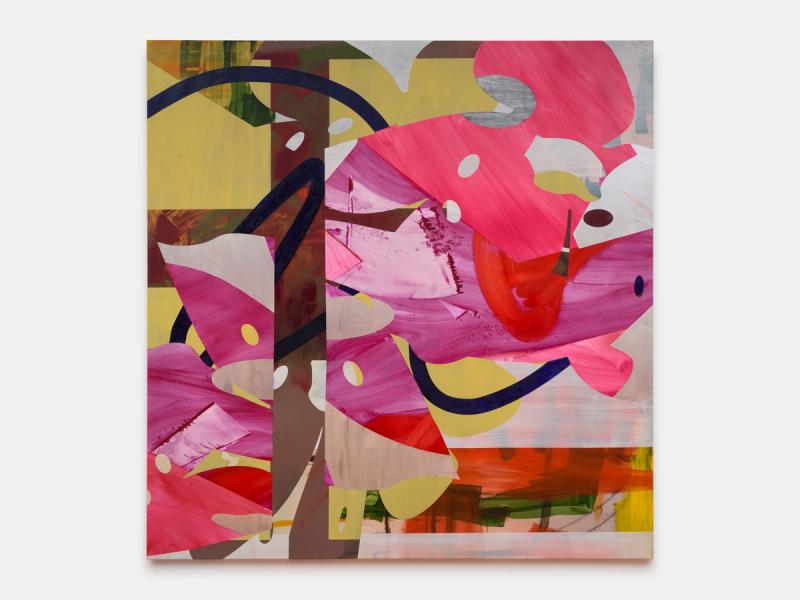 Installation view of displayed artwork titled Split Ornamental
