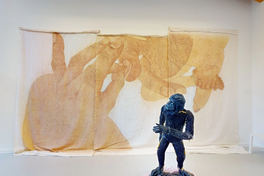 Featured Image (Installation View) of exhibtion: You Cannot Say Goodbye To a Myth