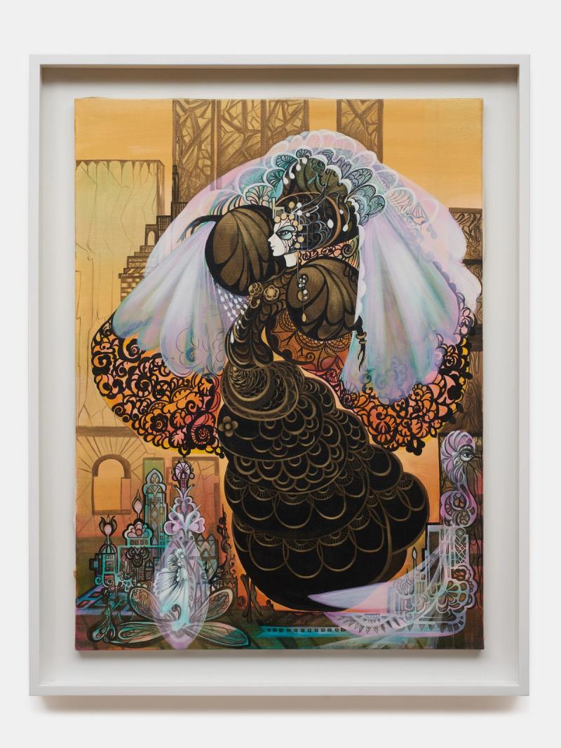 Installation view of displayed artwork titled The Dance of Ishtar (La Danse d'Ishtar)