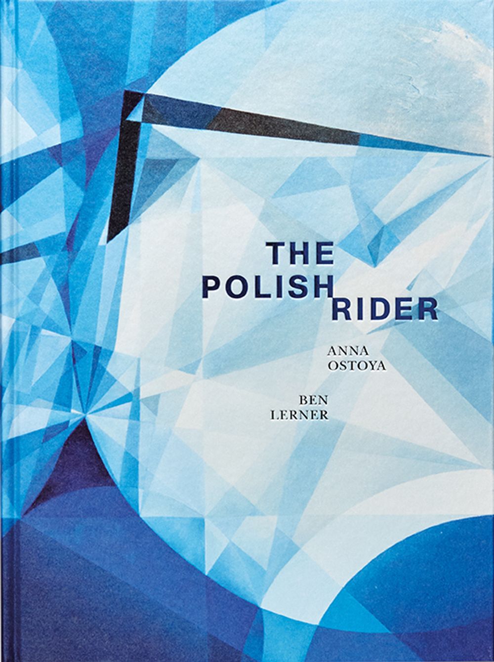 Book cover on plain gray background with title of The Polish Rider