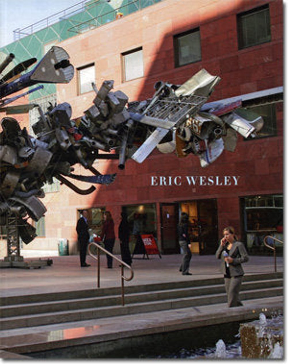 Book cover on plain gray background with title of Eric Wesley (MOCA Focus Series)