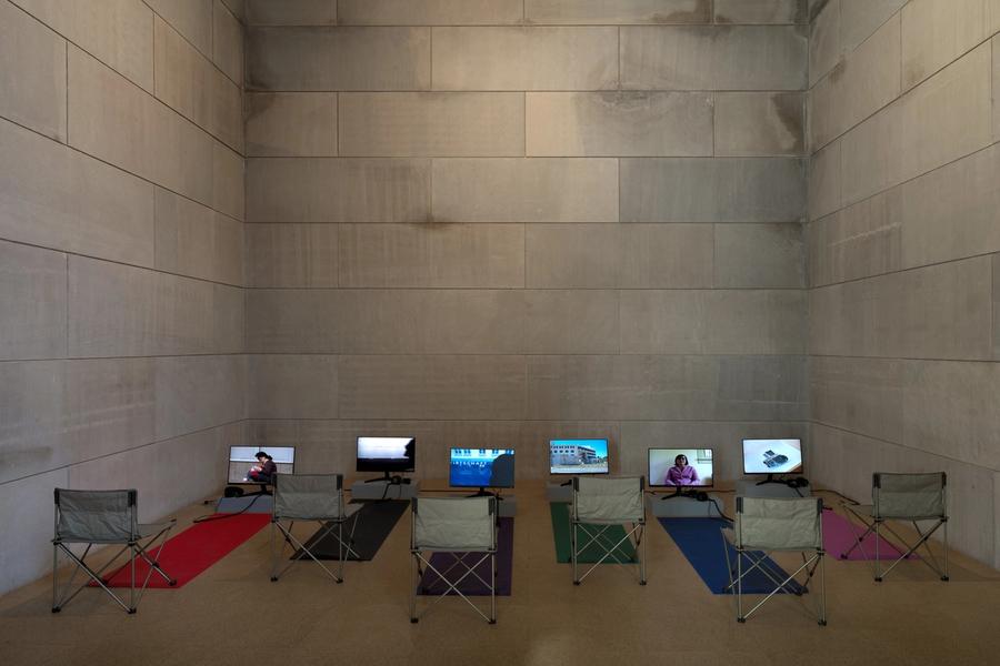 Featured Image (Installation View) of exhibtion: No Title: Relays and Relations—Works by Renée Green and Sol LeWitt