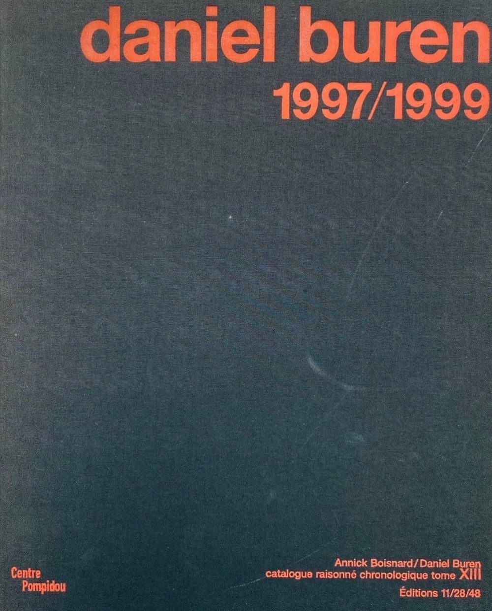 Book cover on plain gray background with title of Catalogue raisonné chronologique. Tome XIII : 1997-1999