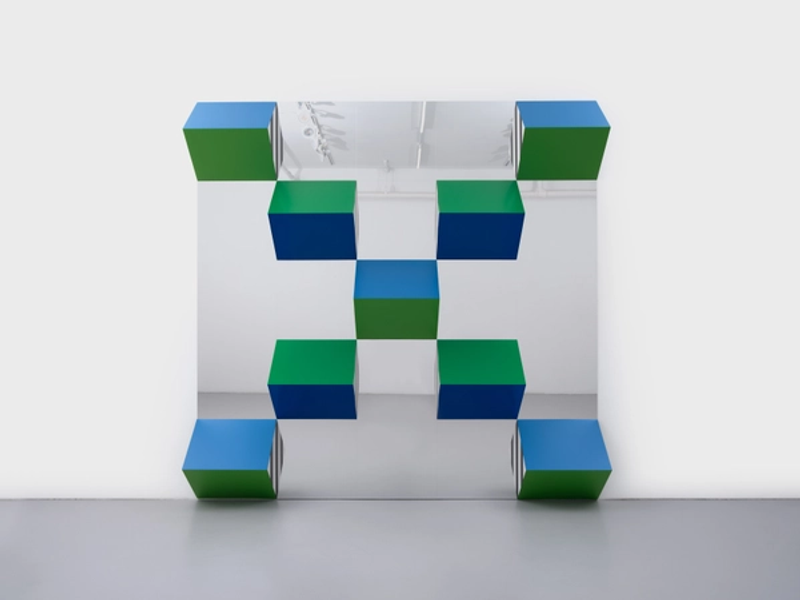 Installation view of displayed artwork titled Croix 5 - Haut-relief