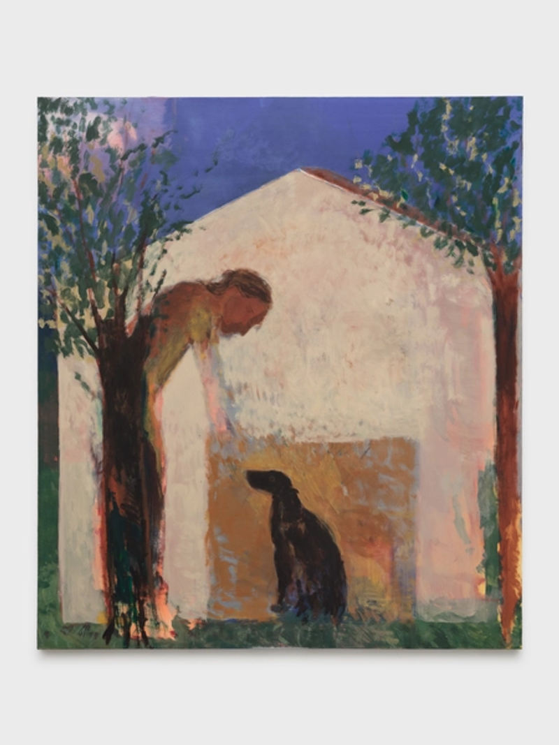 Installation view of displayed artwork titled L’offrande