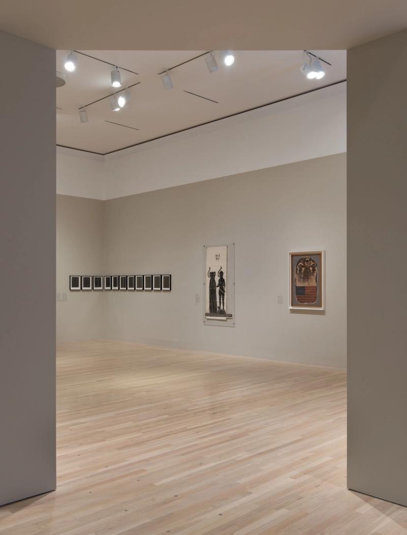 Featured Image (Installation View) of exhibtion: Apparitions: Frottages and Rubbings from 1860 to Now