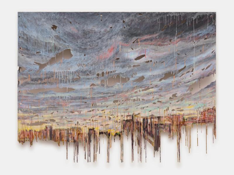 Installation view of displayed artwork titled The Long View