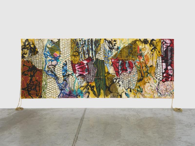 Installation view of displayed artwork titled Sandwaves, Internally, Volume 2