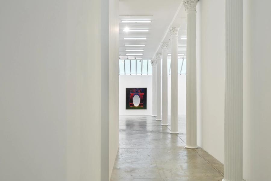 Installation view of Mirrors