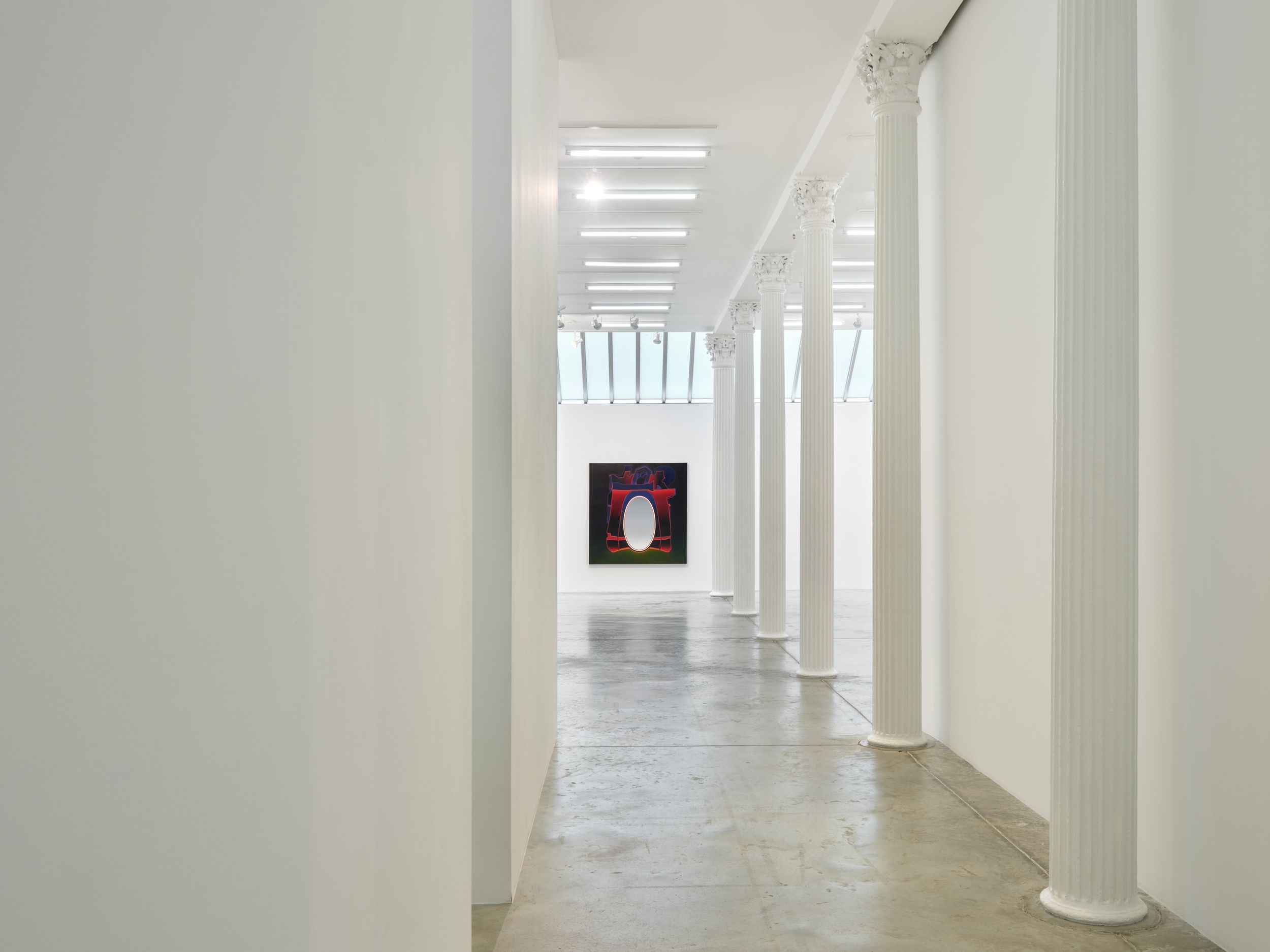 Installation view of Mirrors