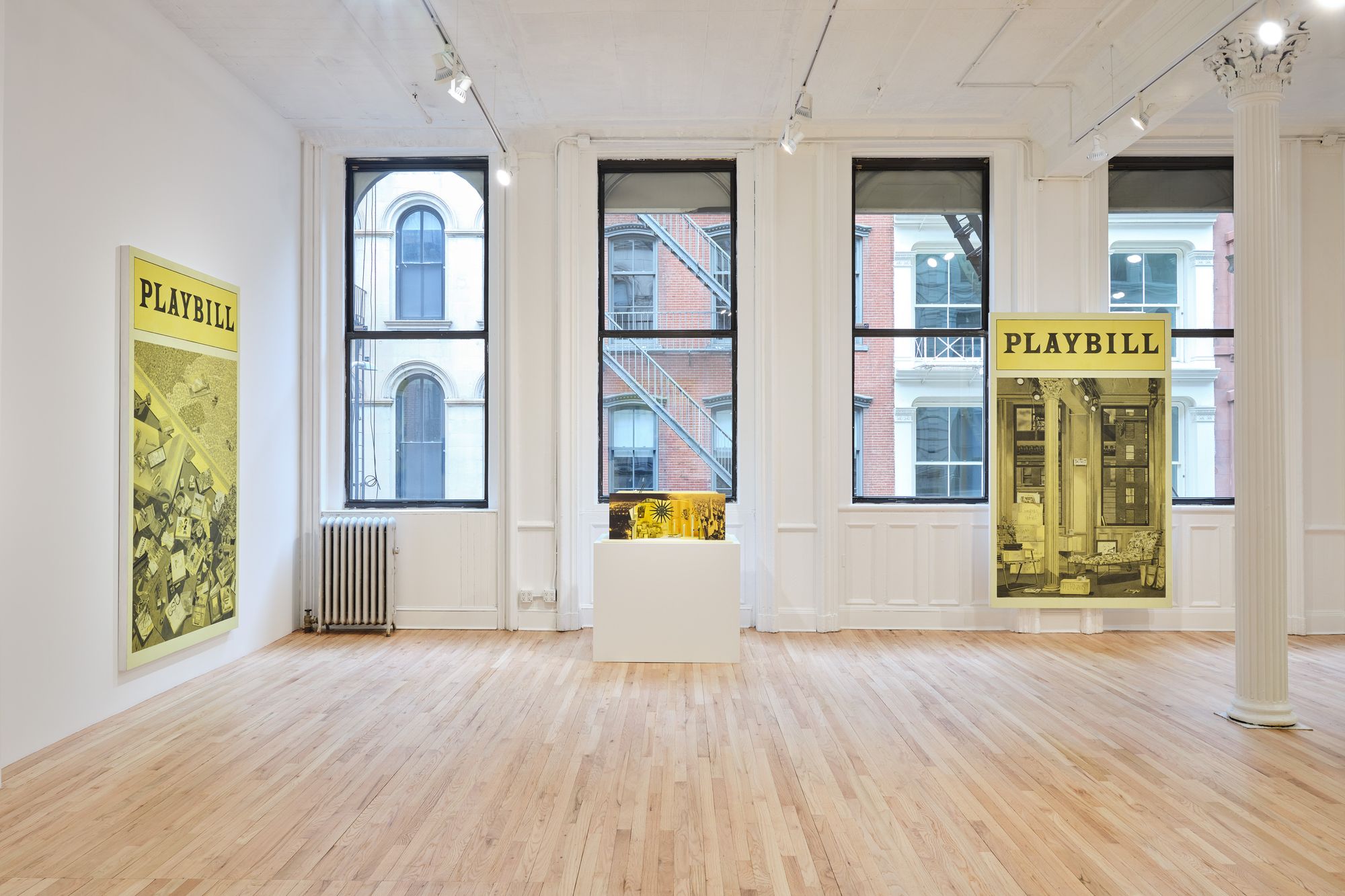 Installation view of Goodbye to All This: Alan Smithee Off Broadway
