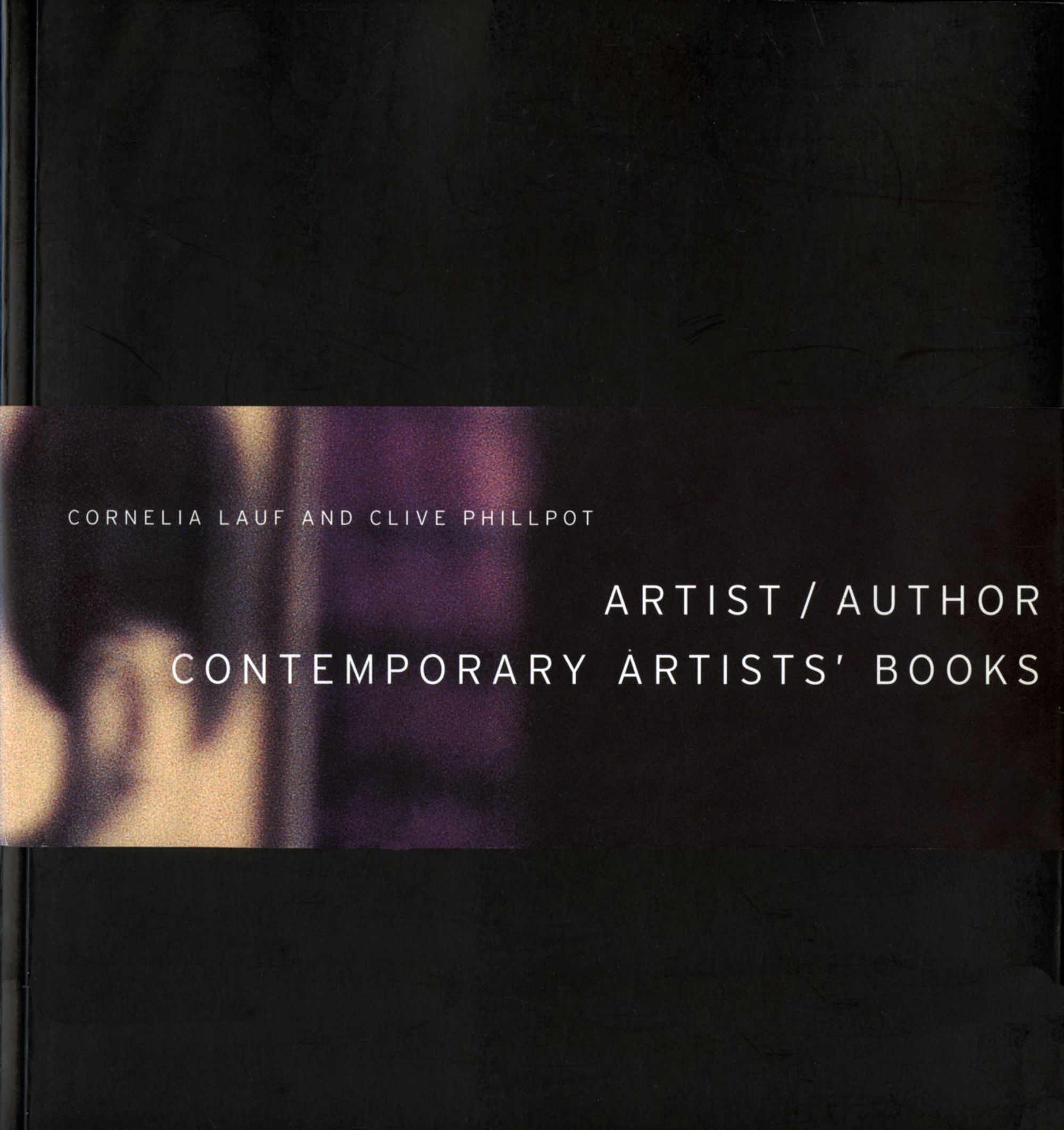 Detail view of Artist/Author: Contemporary Artists’ Books against a plain gray background