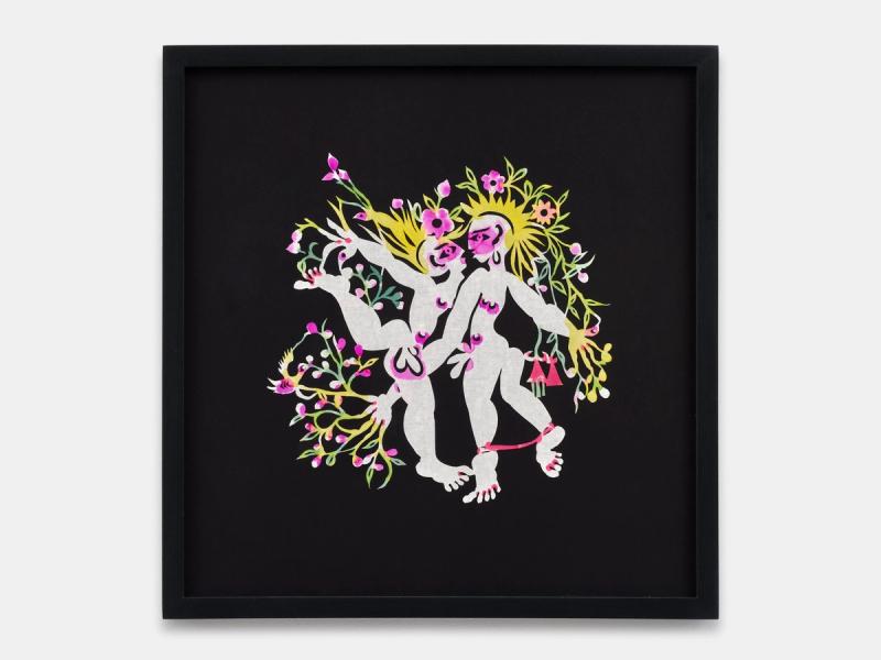 Installation view of displayed artwork titled Dance