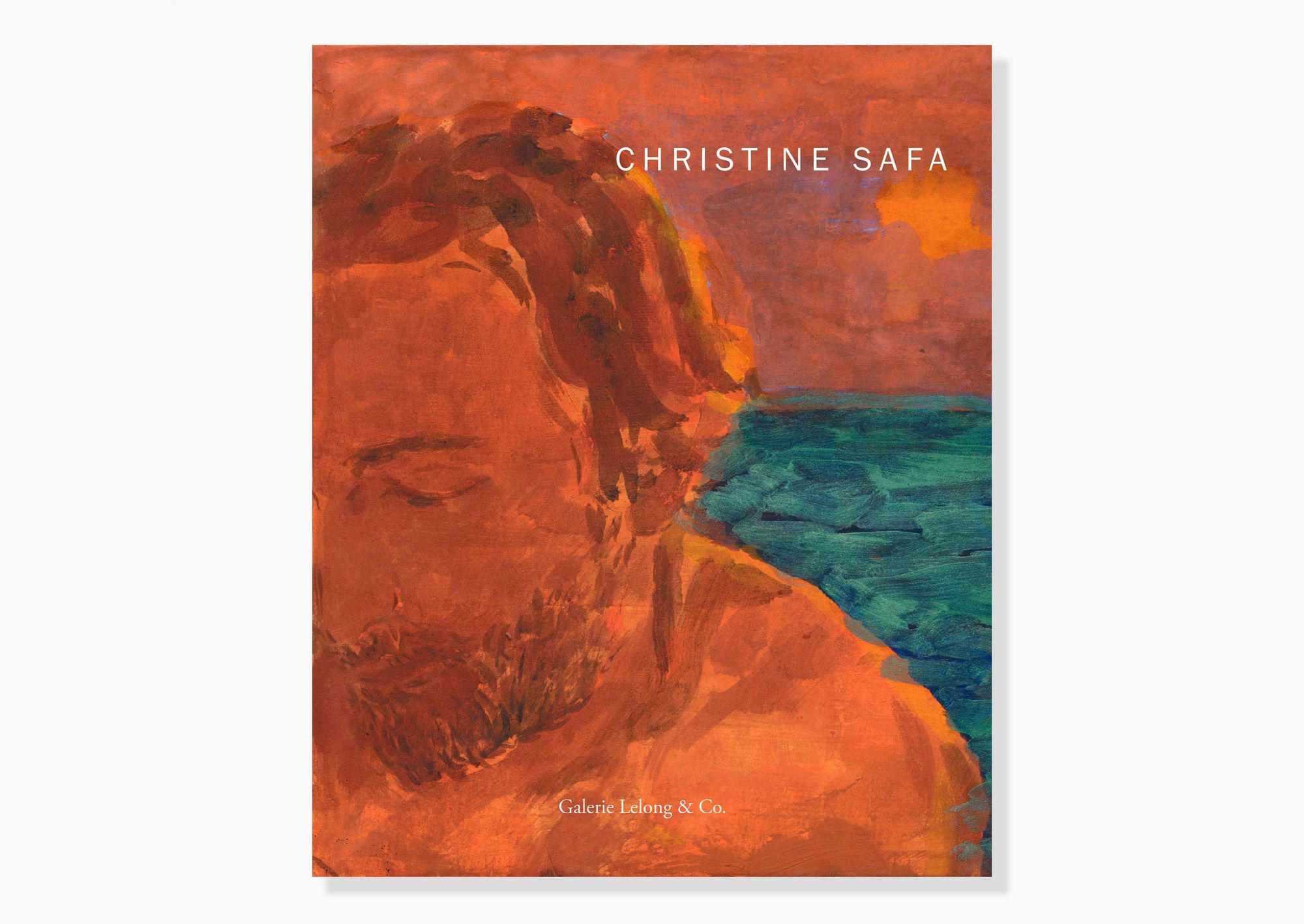 Detail view of Christine Safa against a plain gray background