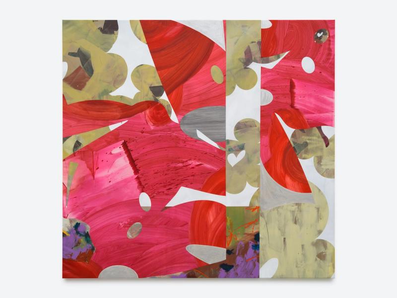 Installation view of displayed artwork titled if it's mine, it's me