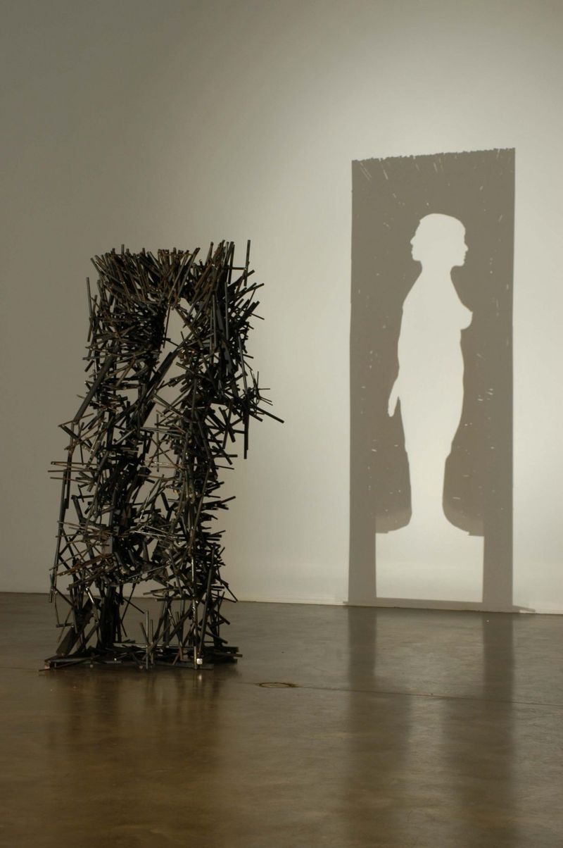 Installation view of displayed artwork titled The Spikey Thing