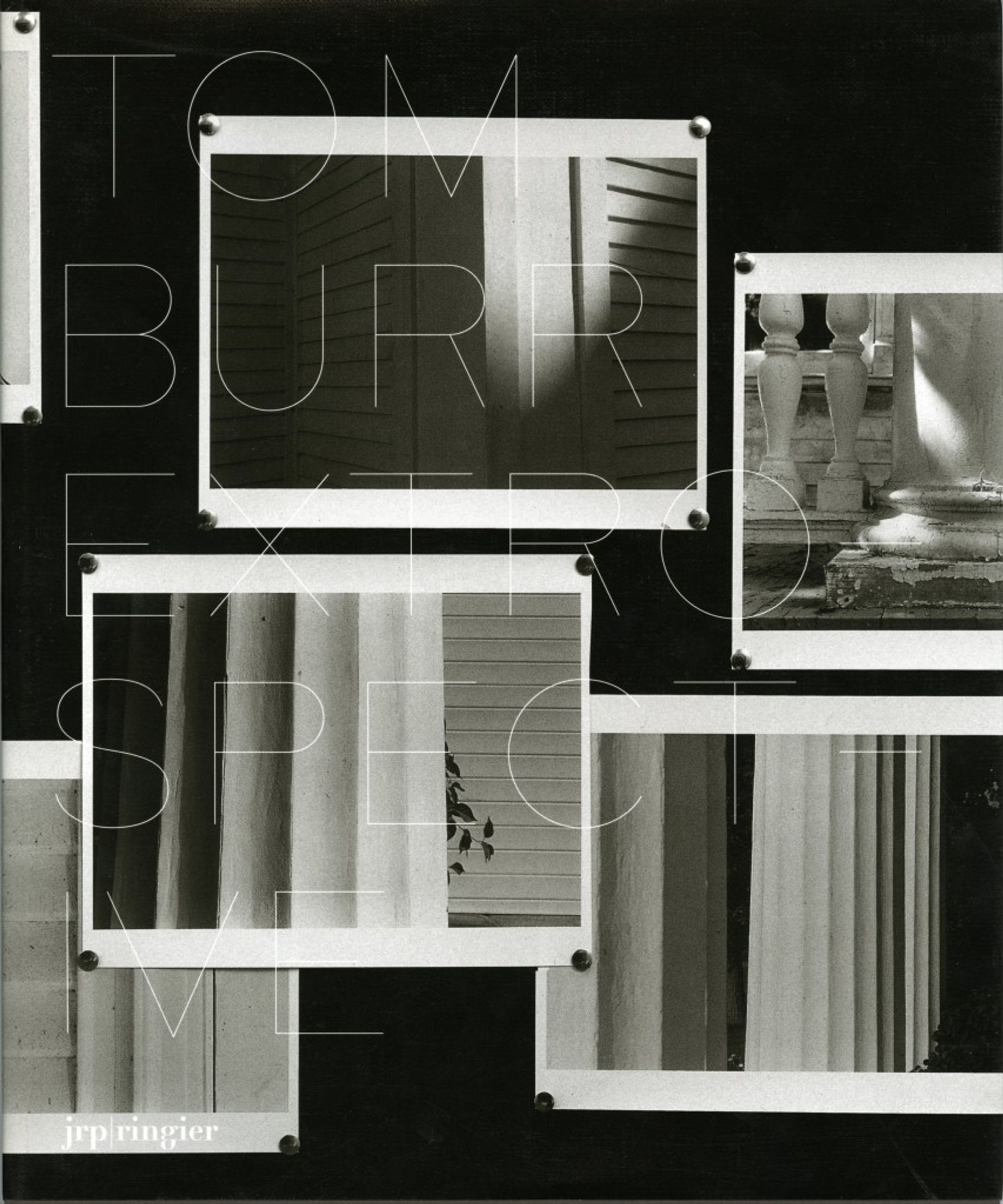 Detail view of Tom Burr: Extrospective against a plain gray background