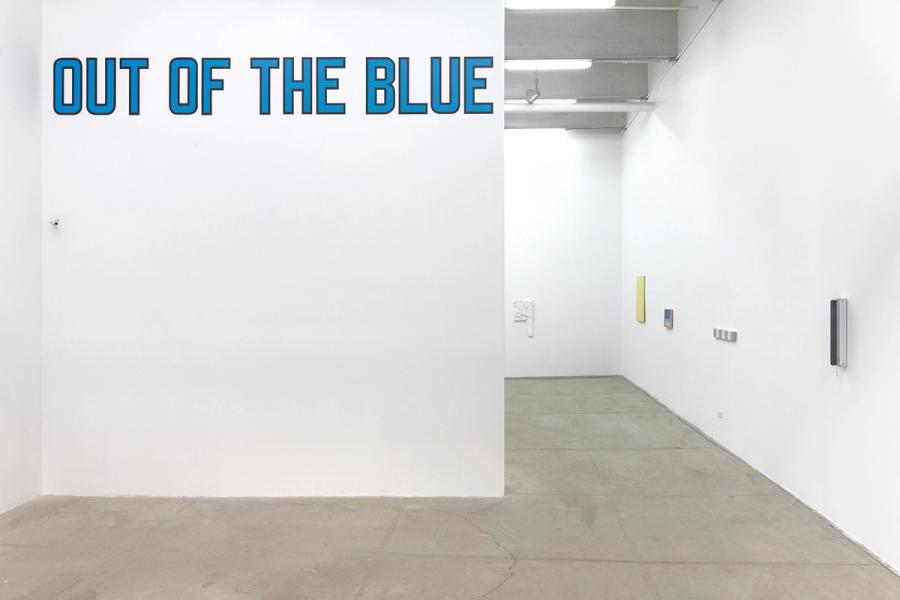 Featured Image (Installation View) of exhibtion: Out of the Blue