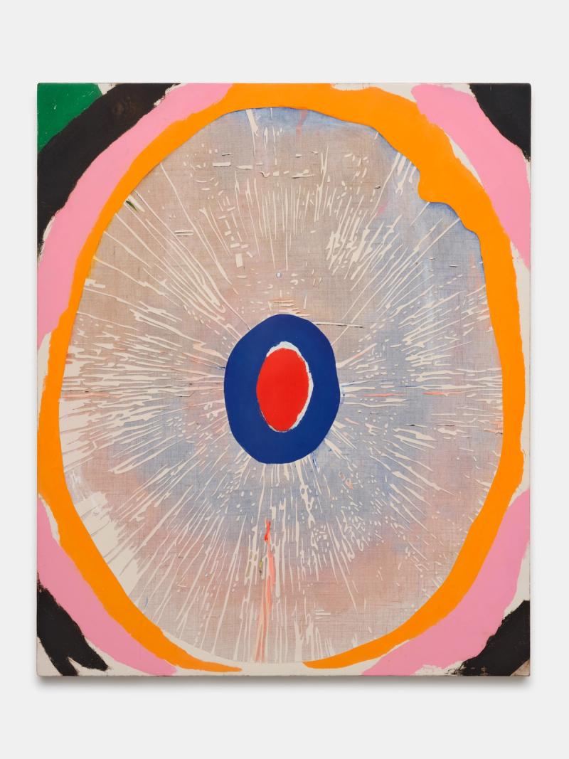 Installation view of displayed artwork titled H (Hopeful Reliability)