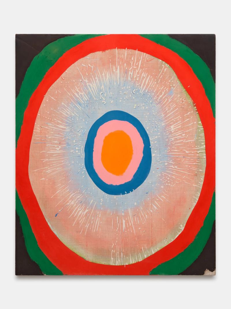 Installation view of displayed artwork titled E (Effect No Origin)