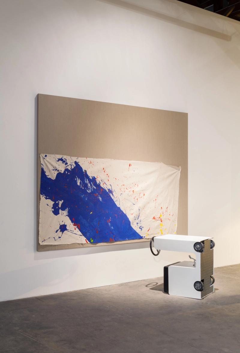Installation view of displayed artwork titled D’Carts Y