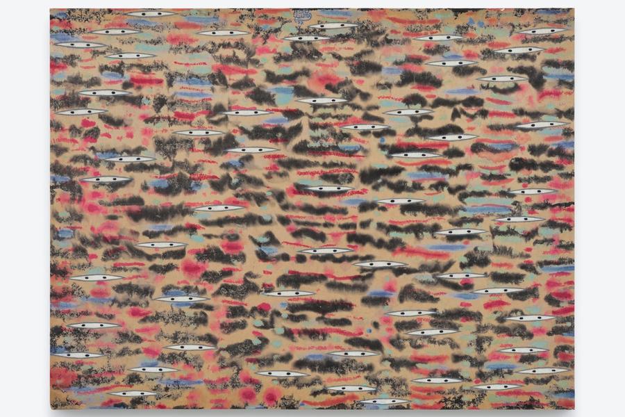 Installation view of When sky merges with Earth