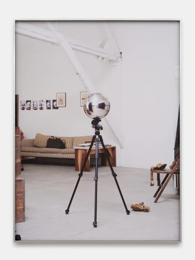 Installation view of displayed artwork titled Gazing Ball Position 02 (_DSF2658)