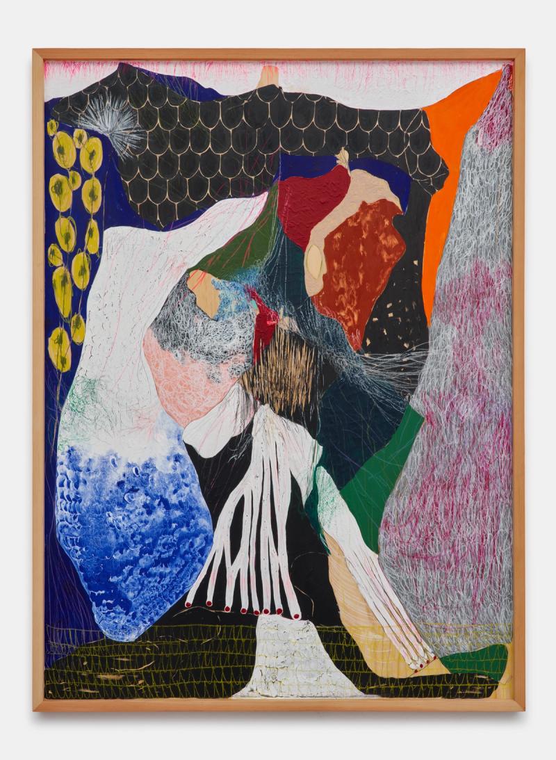 Installation view of displayed artwork titled Untitled (Humming)